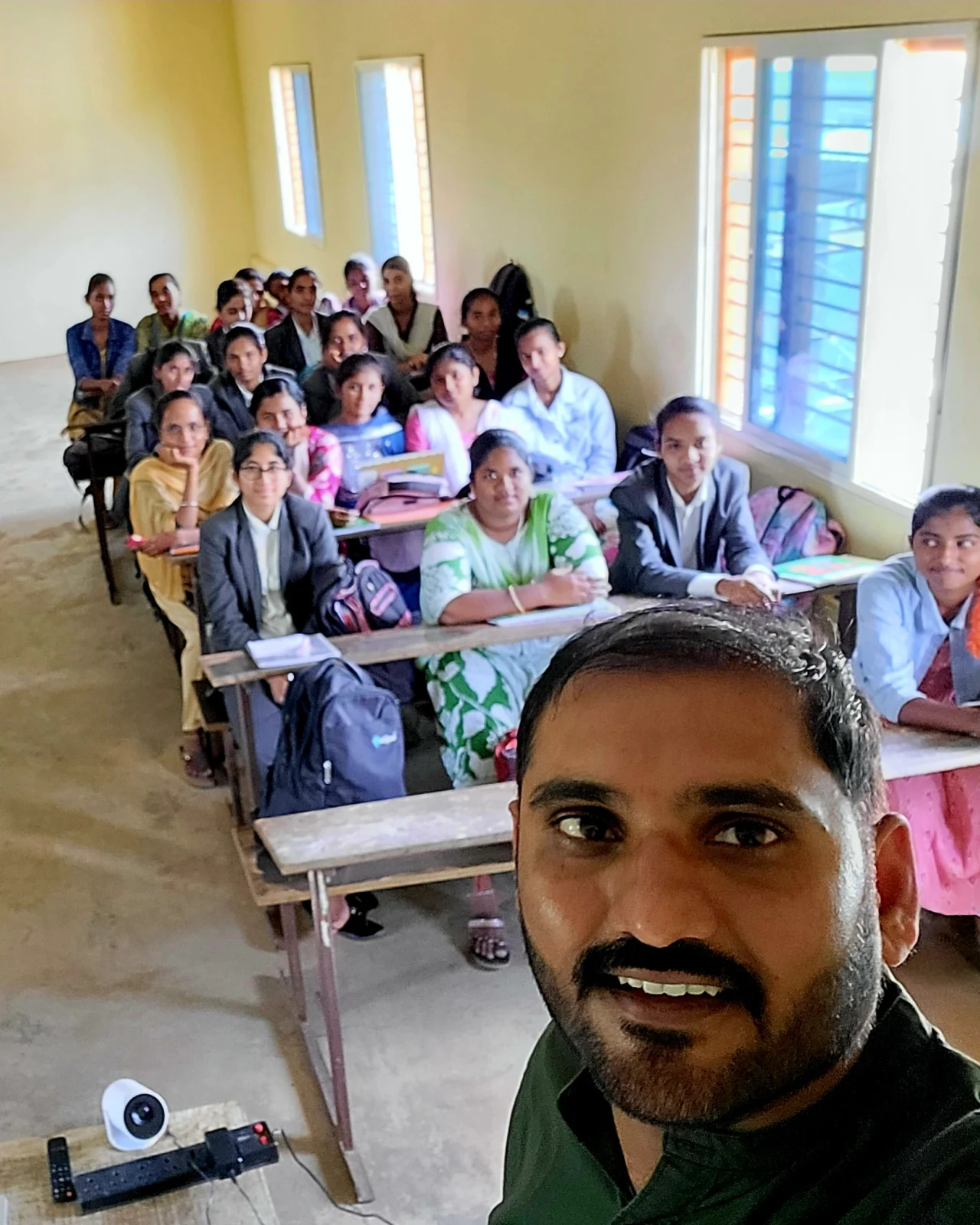 Innovat Bharat session with students at SaiVijaya College